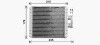 Радиатор отопителя салона Skoda Fabia 15>, Rapid 13>, VW Polo 09> Behr ver. - ((6C0819031)) AVA COOLING VN6434 (фото 1)