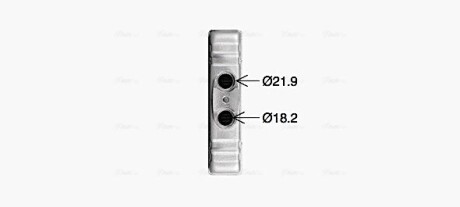 Фото 2 - Радиатор печки AVA COOLING VN6434