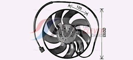 Фото 2 - Вентилятор охлаждения двигателя AVA COOLING VN7542