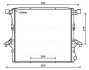 Радиатор охлаждения двигателя VW Amarok 2,0tdi 2,0i 10> AVA - ((2H0121253A)) AVA COOLING VNA2363 (фото 1)