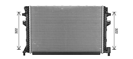 Фото 2 - Радіатор охолодження AVA COOLING VNA2383