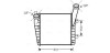 AVA Інтеркулер VW TOUAREG (2003) 3.0 TDI - ((7L6145804, 7L6145804A, 7P0145804B, 7P0145804A)) AVA COOLING VNA4263 (фото 1)