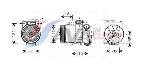 Компресор кондицiонера CLEVER FIT - AVA COOLING VNAK240