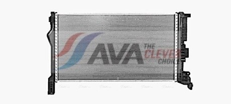 Радіатор, Система охолодження двигуна - AVA COOLING VO2304