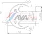 Автозапчасть AVA COOLING VO3311 - фото 1