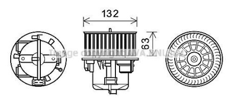 Компресор салону - AVA COOLING VO8178