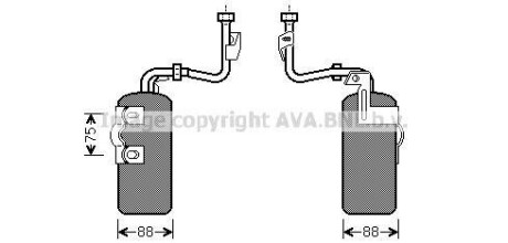 Осушувач кондиціонера - ((30647907, 30661743, 30676523, 30738665, 30780713)) AVA COOLING VOD165