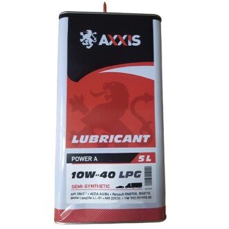 Олива моторн. 10W-40 LPG Power A (Каністра 5л) - Axxis AX-2176