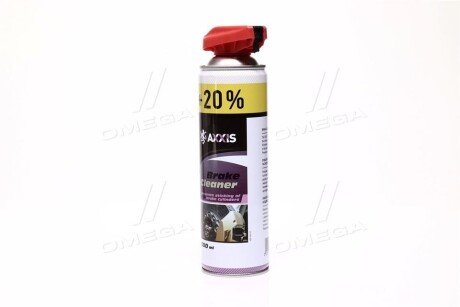 Очисник гальмівної системи та зчеплення Brake Cleaner 500ml+20 НОСІК <> - Axxis VSB-060+20