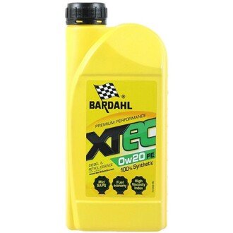 Моторна олива Xtec FE 0W-20, 1 л - Bardahl 36801