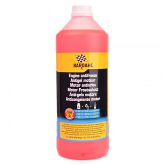 Антифриз-концентрат Red Antifreeze-Antigel Rouge Concentrate -35°C червоний, 1л - Bardahl 7111R