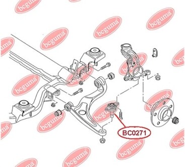 Фото 2 - Шаровая опора BC GUMA BC0271