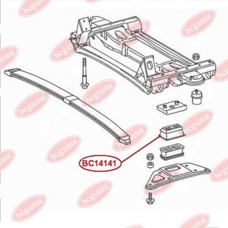 Фото 2 - Пильник/відбійник BC GUMA BC14141