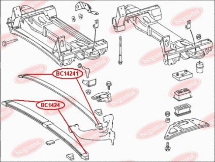 Фото 2 - Автозапчасть BC GUMA BC14241