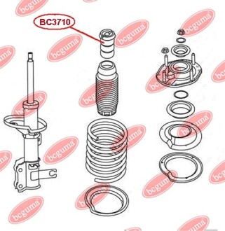 Фото 2 - Автозапчасть BC GUMA BC3710