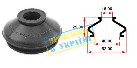 Пыльник опоры - (86VB3395A2E, 6154161) BELGUM PARTS BG0118