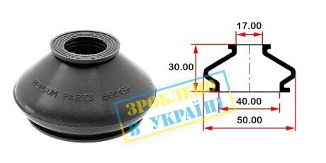 Пыльник опоры - (86VB3395A2E, 6154161) BELGUM PARTS BG0136