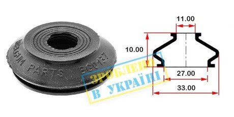 Пыльник опоры - (0322166, 322166, 90510647) BELGUM PARTS BG0137