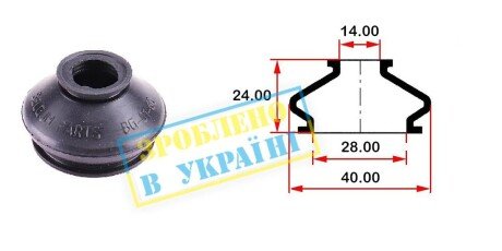 Пильовик кульової опори - (93194329, 93172255, 77363712) BELGUM PARTS BG0160