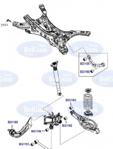 Фото 4 - Ричаг BELGUM PARTS BG1163