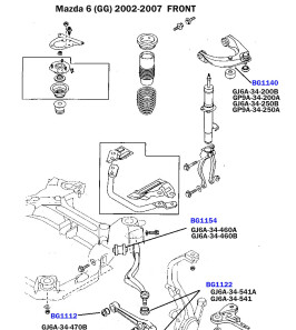 Відбійник ресори для листової ресори - BELGUM PARTS BG1340