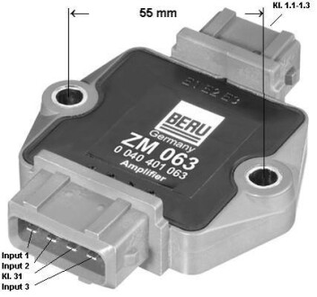 Коммутатор, система зажигания - BERU ZM063