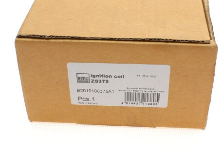 Фото 9 - Катушка зажигания BERU ZS375