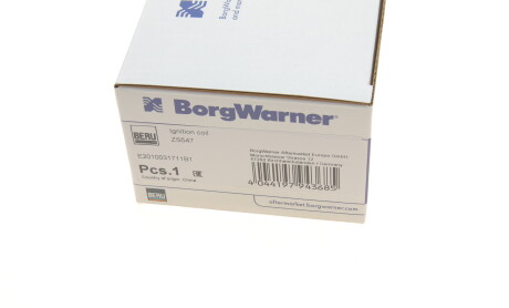 Фото 5 - Катушка зажигания BERU ZS547