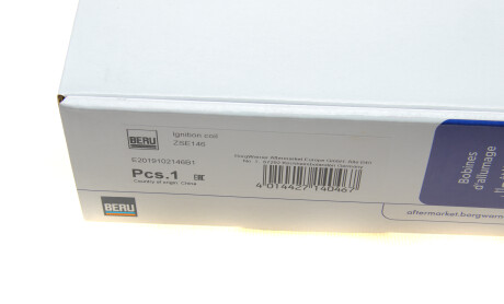 Фото 8 - Катушка зажигания BERU ZSE146
