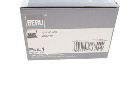 Фото 4 - Катушка зажигания BERU ZSE169