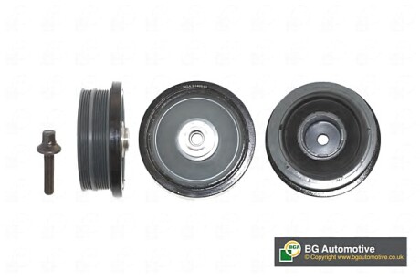 Шків колінвалу BMW 3,5,X3 E46/E91 01-12 (+ болт) - (11237805696KIT) BGA DP0374K