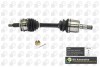 Полуось Mitsubishi L200 2.5d 06- (30/28 +ABS 47z) 596mm Л. - ((MN107605, 3815A307, 3815A309)) BGA DS6101L (фото 1)