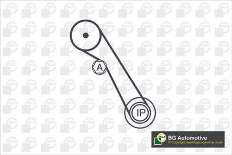 Фото 2 - Комплект ремня ГРМ BGA TB2310K