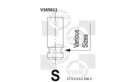 Выпускной клапан - BGA V165611