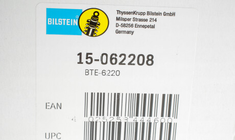 Фото 2 - Стійка амортизатору (амортизатор) BILSTEIN 15-062208 (15062208)