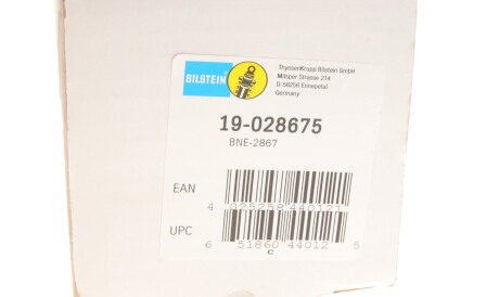 Фото 2 - Стійка амортизатору (амортизатор) BILSTEIN 19-028675 (19028675)