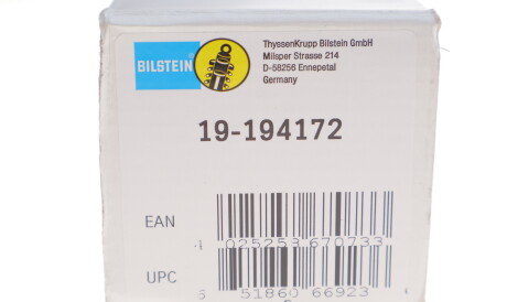 Фото 2 - Стойка амортизатору (амортизатор) BILSTEIN 19-194172 (19194172)