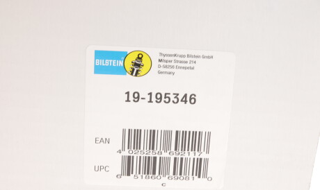Фото 2 - Стойка амортизатору (амортизатор) BILSTEIN 19-195346 (19195346)