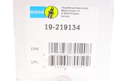 Фото 2 - Стойка амортизатору (амортизатор) BILSTEIN 19-219134 (19219134)