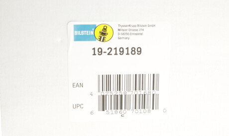 Фото 2 - Стійка амортизатору (амортизатор) BILSTEIN 19-219189 (19219189)