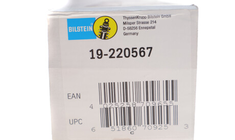 Фото 2 - Стійка амортизатору (амортизатор) BILSTEIN 19-220567 (19220567)