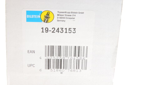 Фото 2 - Стійка амортизатору (амортизатор) BILSTEIN 19-243153 (19243153)