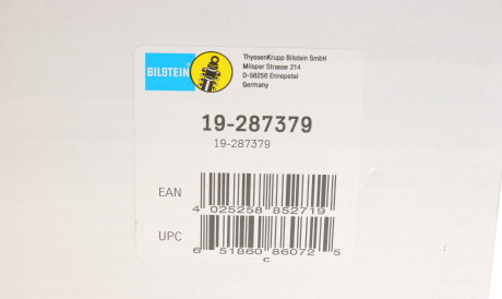 Фото 2 - Стойка амортизатору (амортизатор) BILSTEIN 19-287379