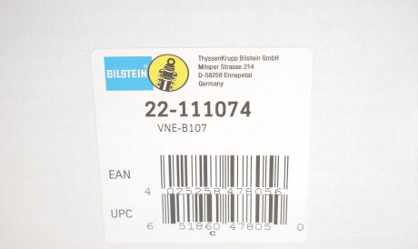 Фото 2 - Стійка амортизатору (амортизатор) BILSTEIN 22-111074 (22111074)