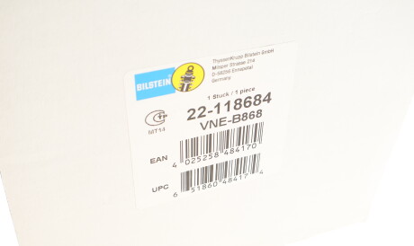 Фото 2 - Стойка амортизатору (амортизатор) BILSTEIN 22-118684 (22118684)