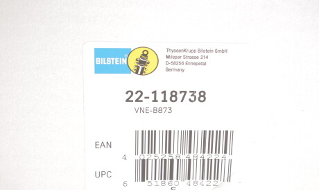 Фото 2 - Стойка амортизатору (амортизатор) BILSTEIN 22-118738 (22118738)