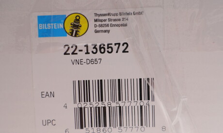 Фото 2 - Стойка амортизатору (амортизатор) BILSTEIN 22-136572 (22136572)