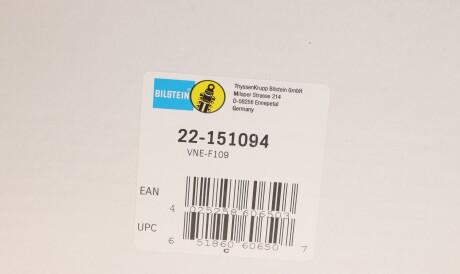 Фото 2 - Стійка амортизатору (амортизатор) BILSTEIN 22151094