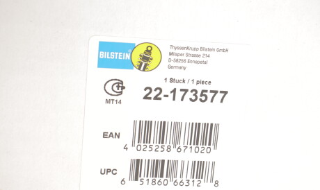 Фото 2 - Стійка амортизатору (амортизатор) BILSTEIN 22-173577 (22173577)