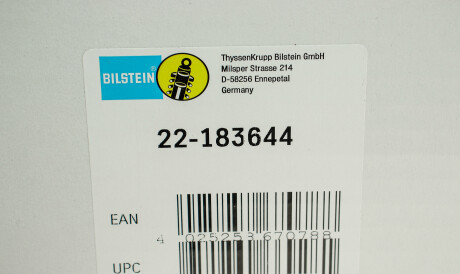 Фото 2 - Стійка амортизатору (амортизатор) BILSTEIN 22-183644 (22183644)